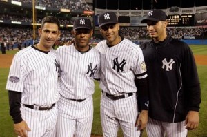 Posada, Rivera, Jeter a Pettite