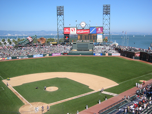 Domovsk stnok San Francisca - AT&T Park.