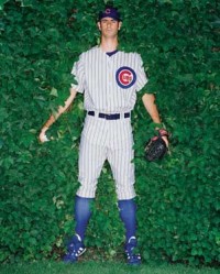 Mark Prior v beanu, kter se nalz na Wrigley field