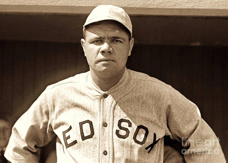 Babe Ruth v dresu Red Sox