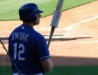 Justin Smoak ete v drese Rangers